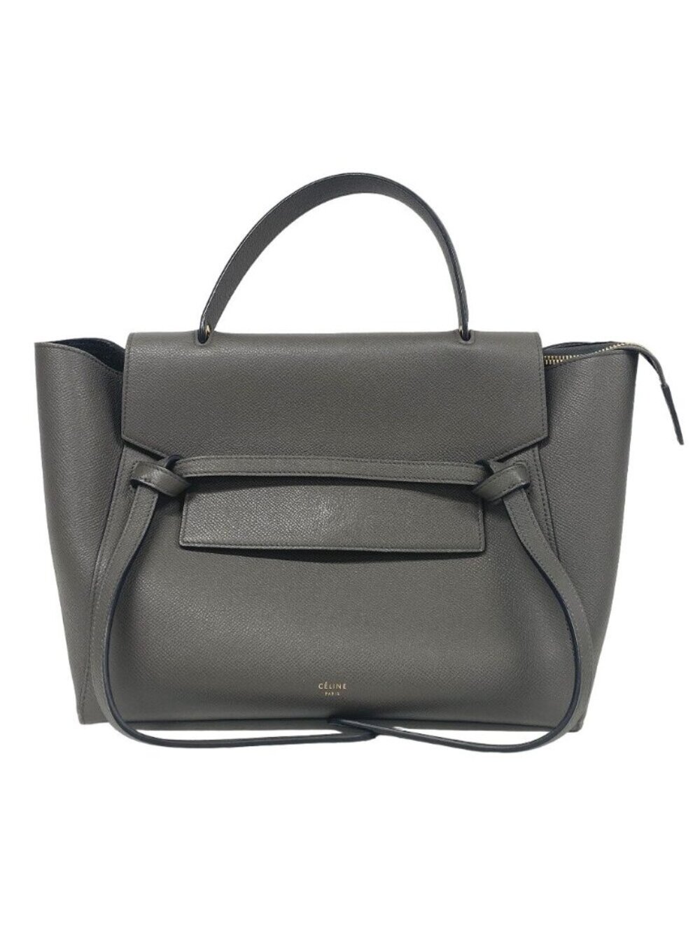 Celine Belt Bag Mini 2-Way Leather Gray